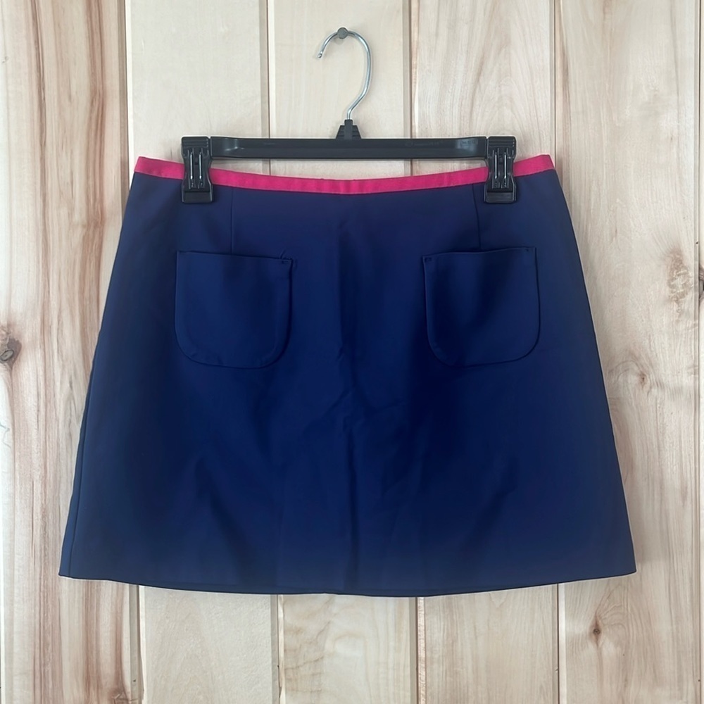 H &‎ M Navy and Hot Pink Skirt Size 6